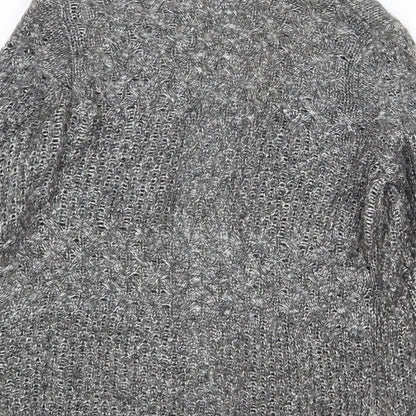 Womens UK Size M CC Grey Cardigan Jumper