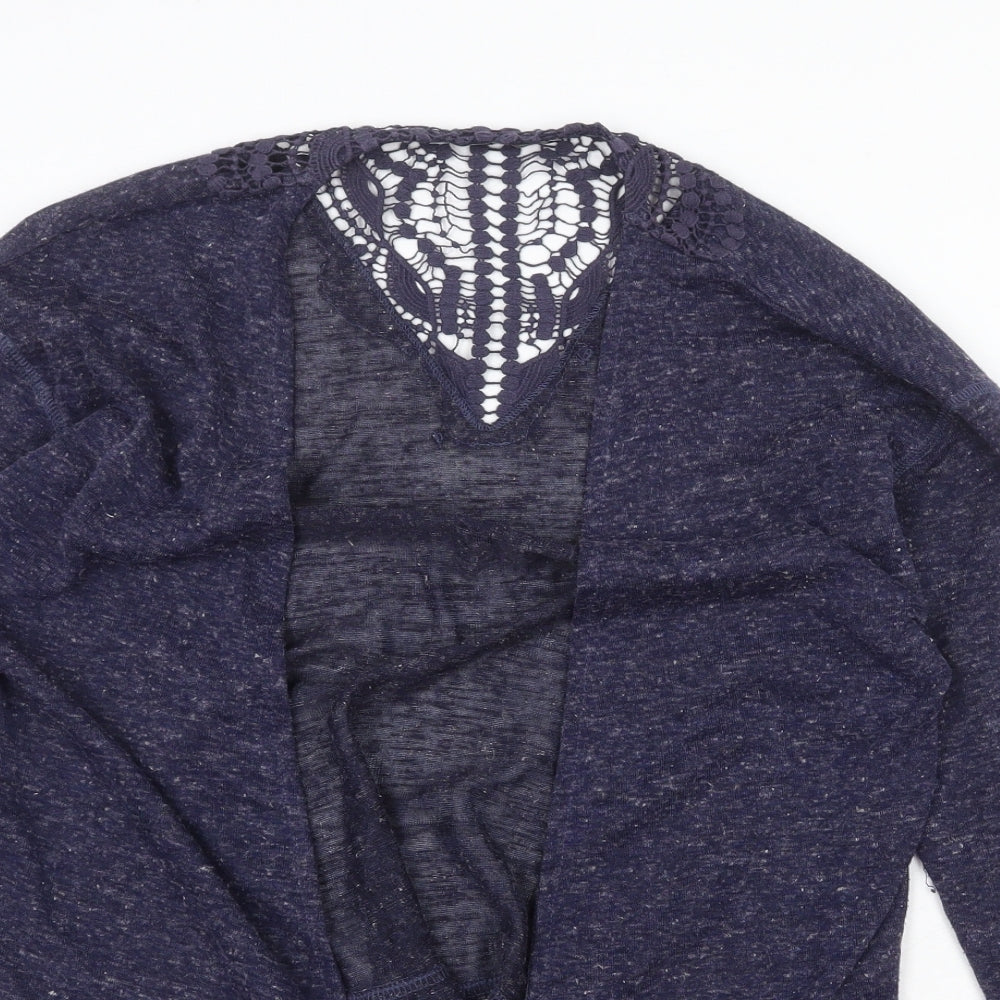 Womens UK Size 12 Marks and Spencer Blue Cardigan Jumper
