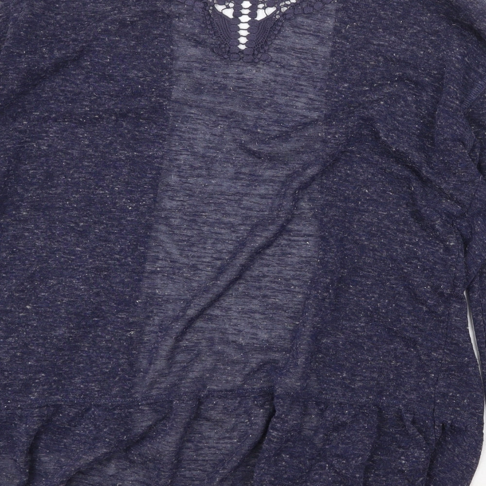 Womens UK Size 12 Marks and Spencer Blue Cardigan Jumper