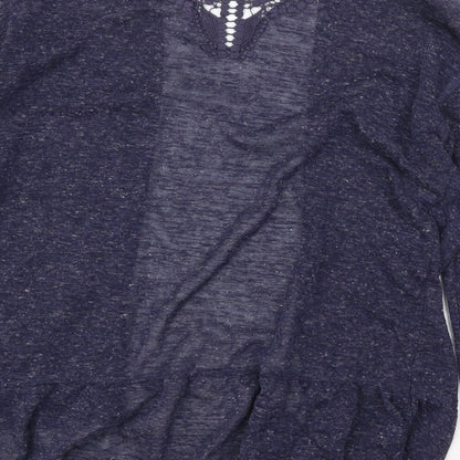 Womens UK Size 12 Marks and Spencer Blue Cardigan Jumper