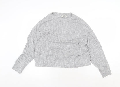 Womens UK Size 10 Marks and Spencer Grey Pullover Jumper