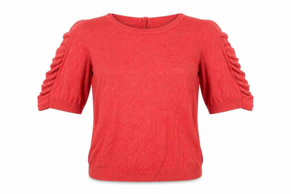 Womens UK Size 10 Marks and Spencer Red Pullover Jumper