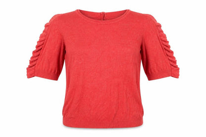 Womens UK Size 10 Marks and Spencer Red Pullover Jumper