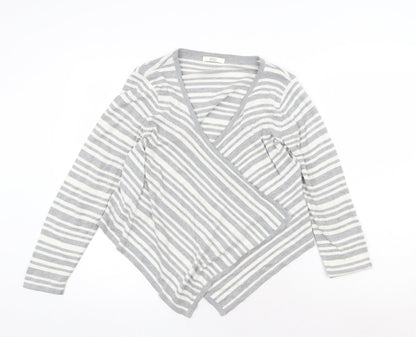 Womens UK Size 12 Marks and Spencer Grey Cardigan Jumper