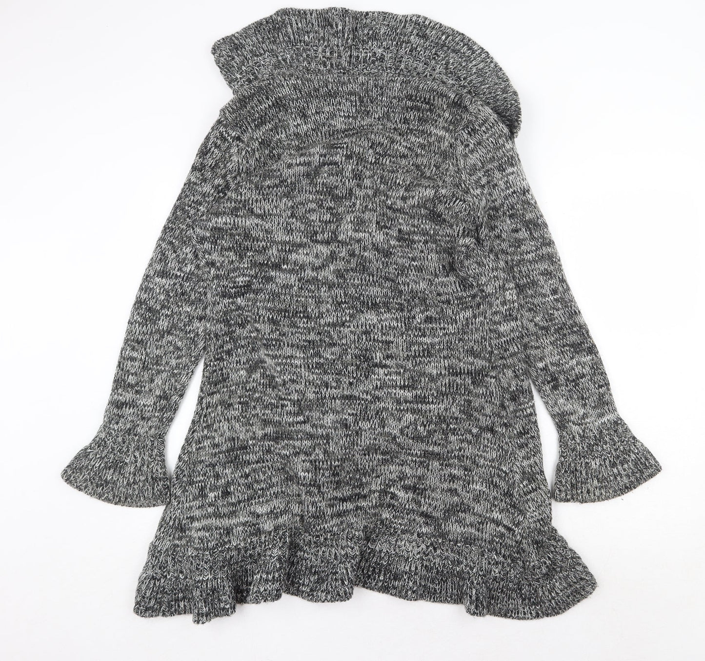 Sakura Womens Green V-Neck Wool Cardigan Jumper Size M