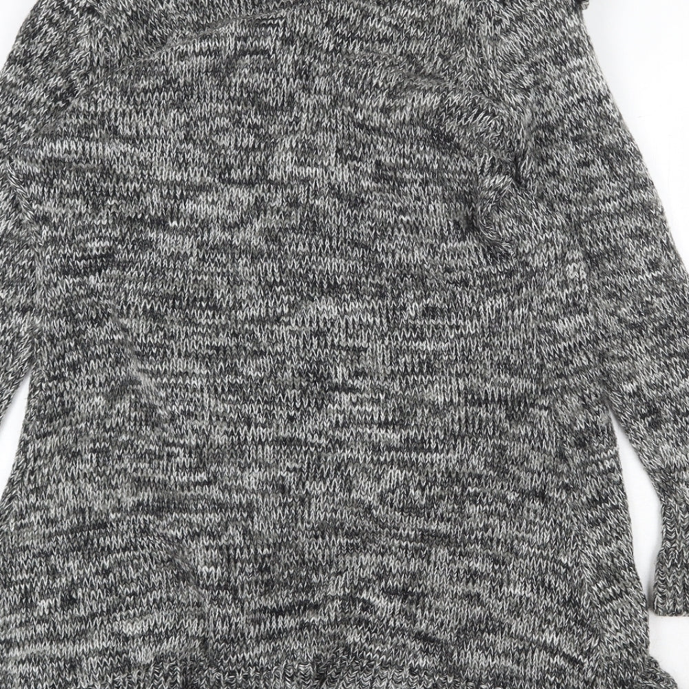 Sakura Womens Green V-Neck Wool Cardigan Jumper Size M