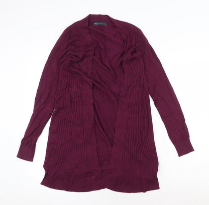Womens UK Size S Marks and Spencer Purple Cardigan Jumper