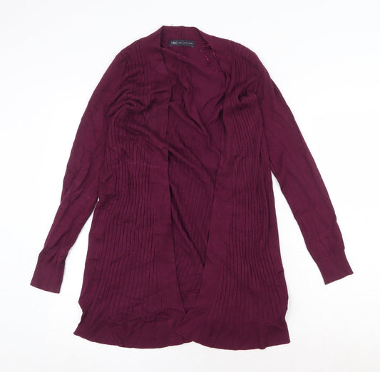 Womens UK Size S Marks and Spencer Purple Cardigan Jumper