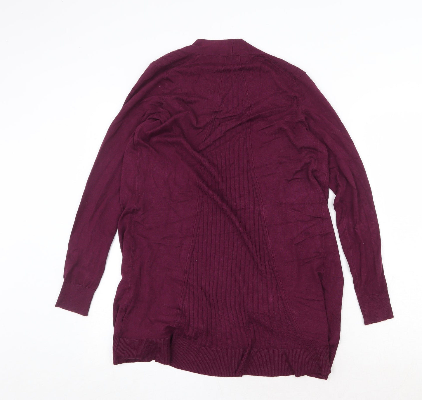 Womens UK Size S Marks and Spencer Purple Cardigan Jumper