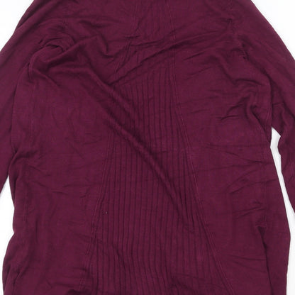 Womens UK Size S Marks and Spencer Purple Cardigan Jumper