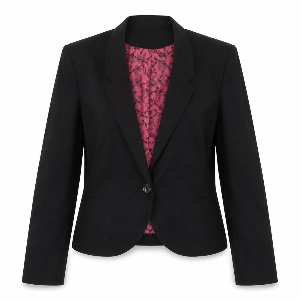 Womens UK Size 8 H&M Black Jacket