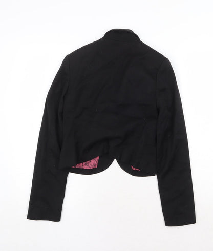 Womens UK Size 8 H&M Black Jacket