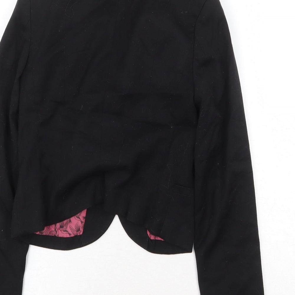 Womens UK Size 8 H&M Black Jacket