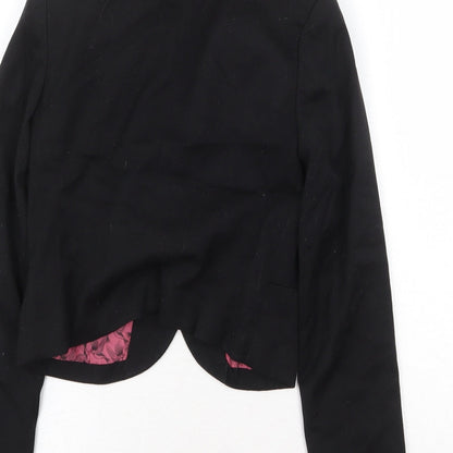 Womens UK Size 8 H&M Black Jacket