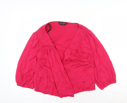 Womens UK Size 14 Dorothy Perkins Pink Cardigan Jumper