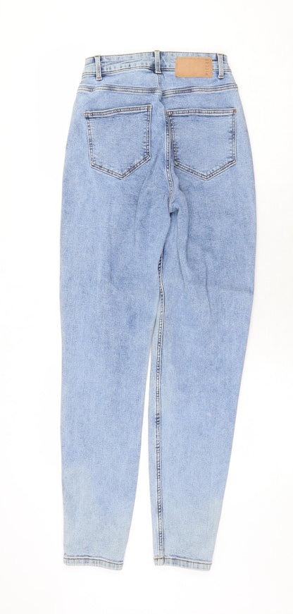 Womens UK Size XS Pieces Regular Fit Skinny Blue Jeans