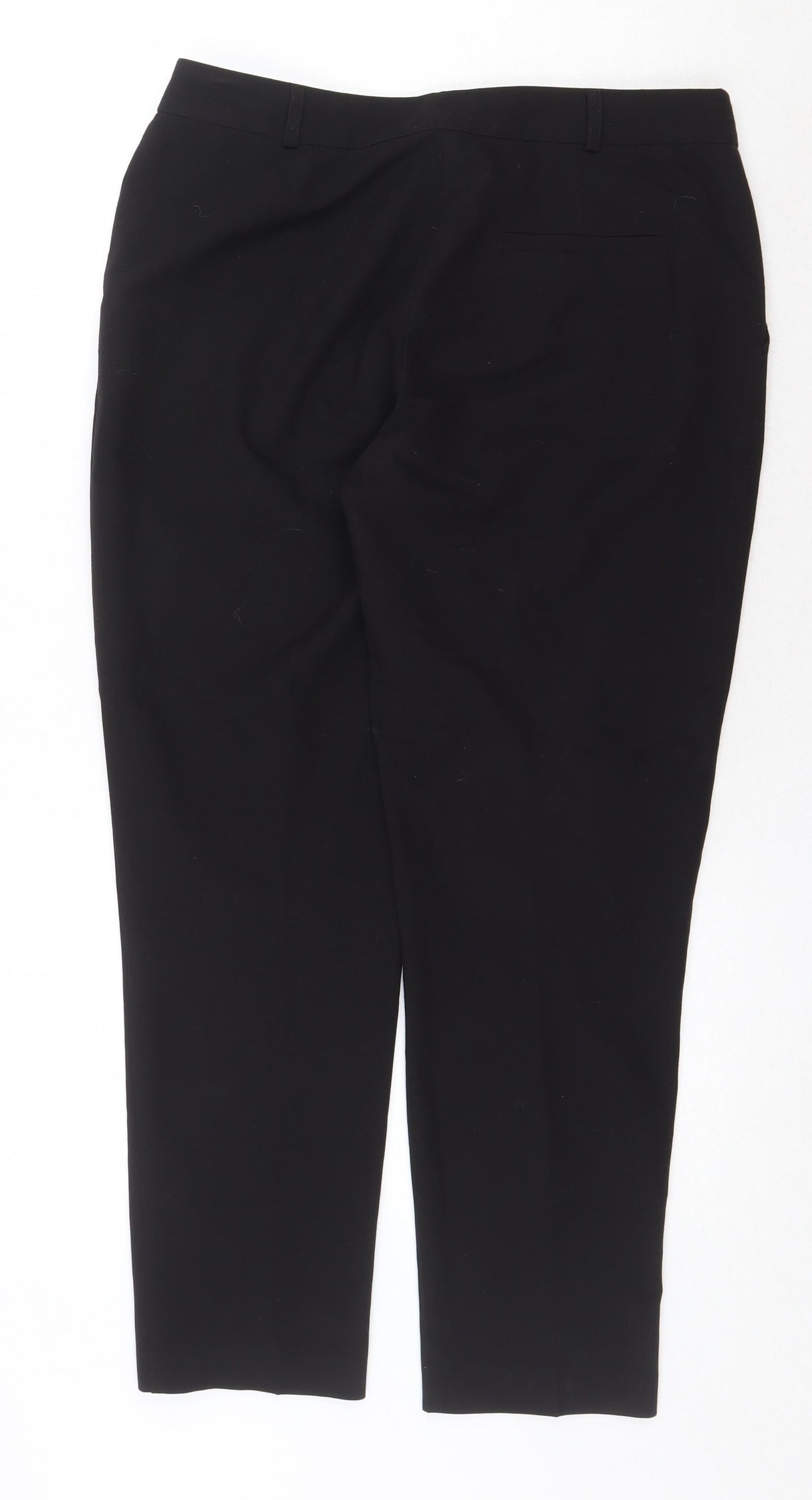 Womens UK Size 10 Dorothy Perkins Regular Fit  Black Trousers