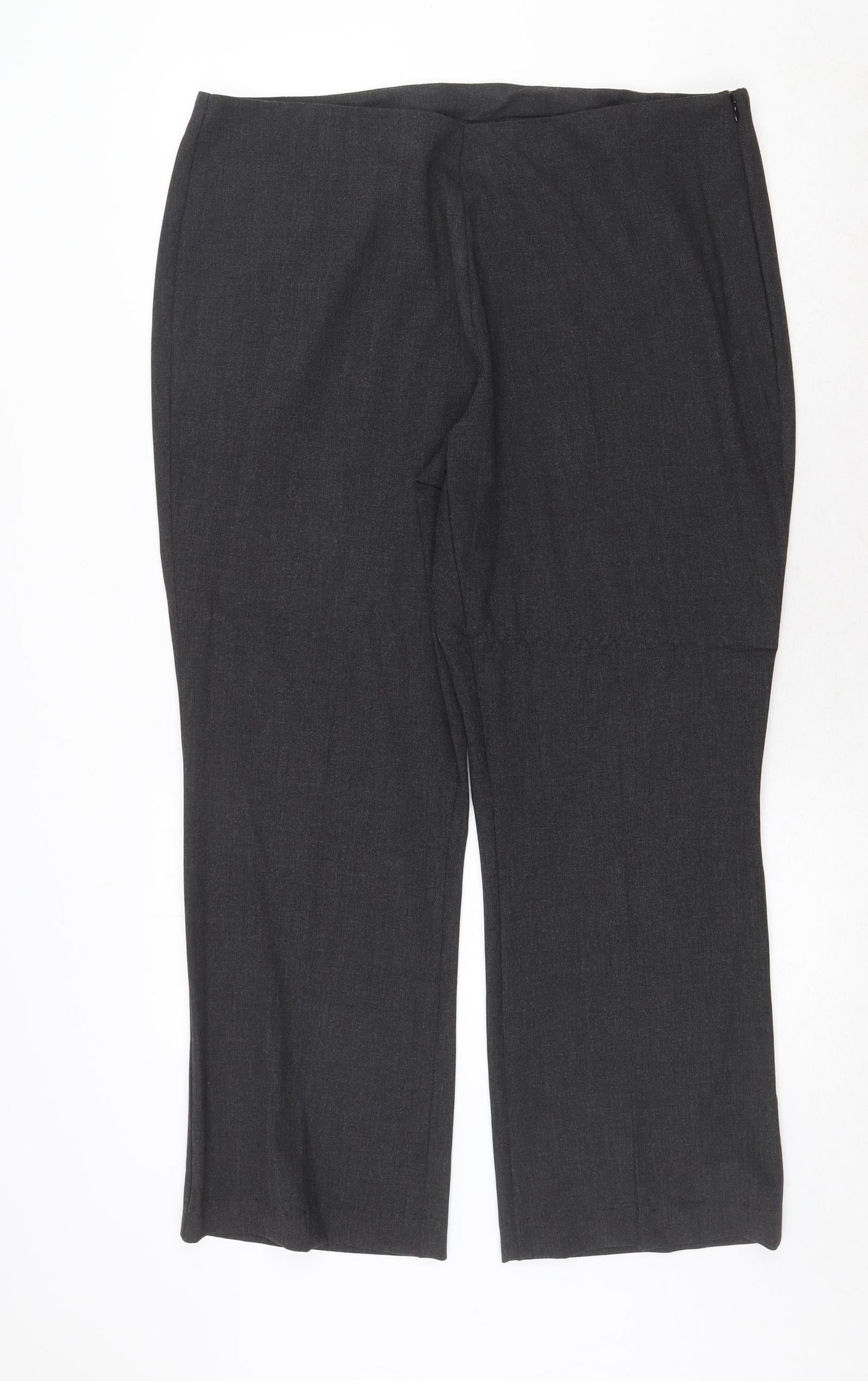 Womens UK Size 20 Marks and Spencer Regular Fit  Grey Trousers