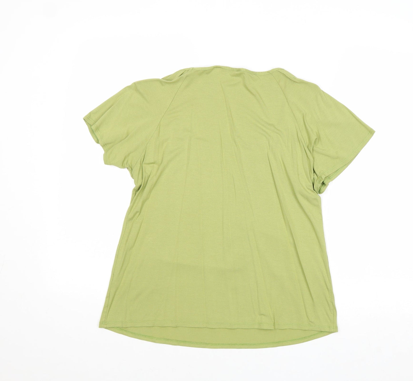 Womens UK Size 16 BHS Green Basic Blouse
