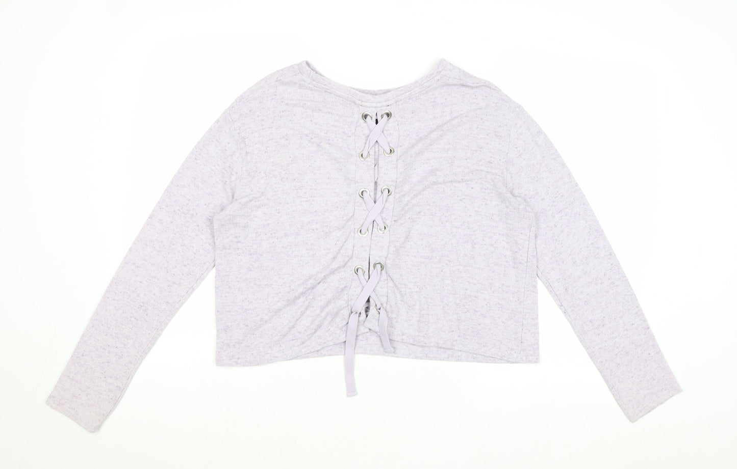 Womens UK Size M New Look Purple Pullover Jumper