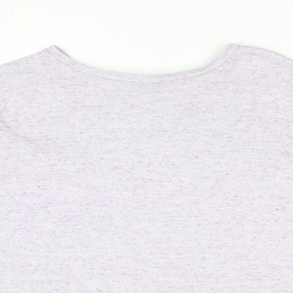 Womens UK Size M New Look Purple Pullover Jumper