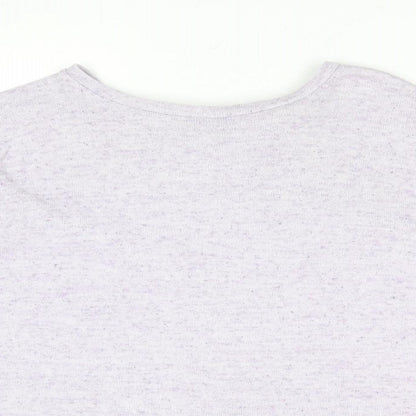 Womens UK Size M New Look Purple Pullover Jumper