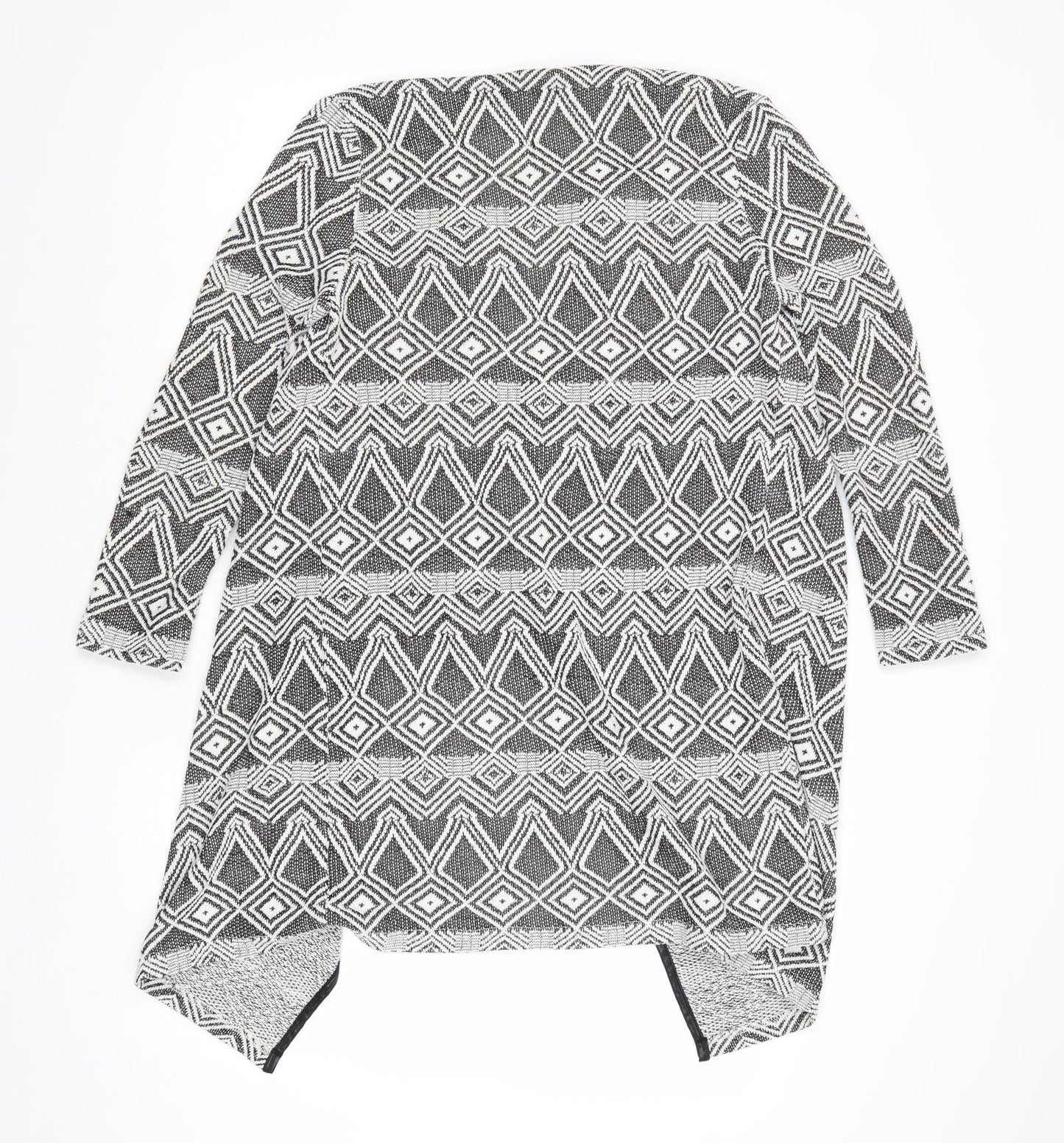 Womens UK Size S Miss Selfridge Black Cardigan Jumper