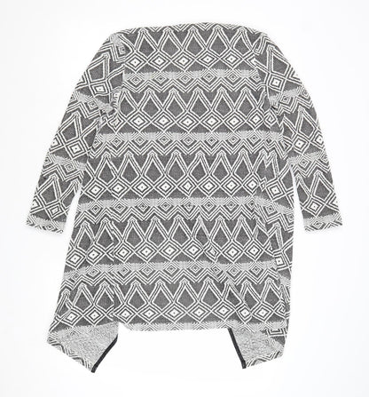 Womens UK Size S Miss Selfridge Black Cardigan Jumper