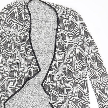 Womens UK Size S Miss Selfridge Black Cardigan Jumper