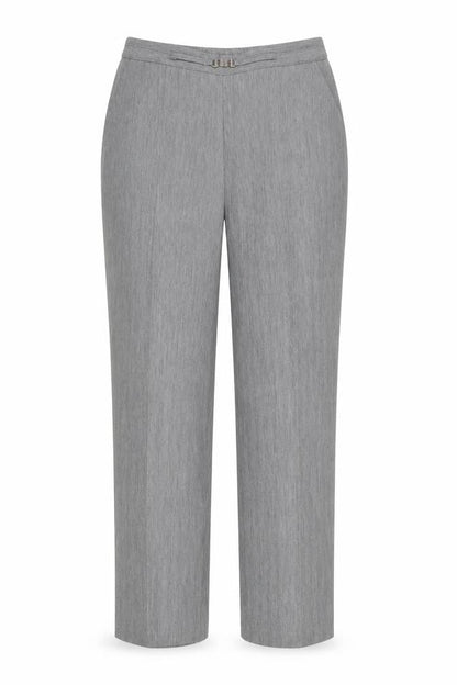 Classics Womens Grey Polyester Trousers Size 16 Regular