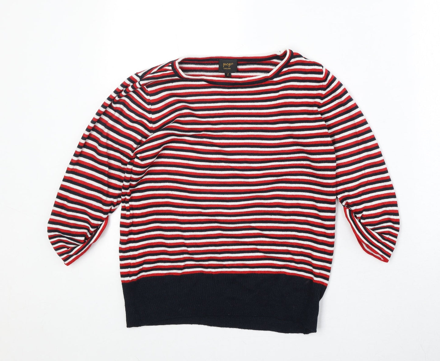Womens UK Size S POP Multicoloured Pullover Jumper