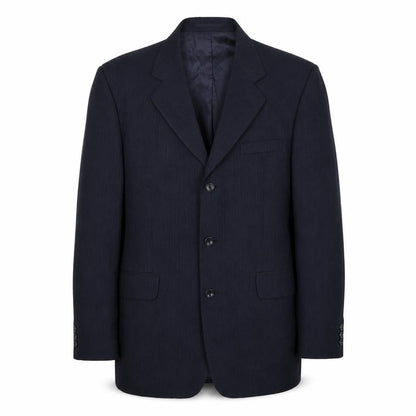 Hadleigh & Taylor Mens Blue Striped Wool Jacket Suit Jacket Size 40 Regular