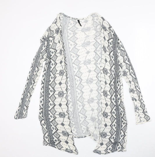 Womens UK Size S H&M Ivory Cardigan Jumper