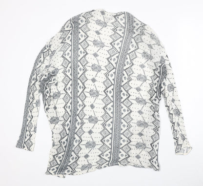 Womens UK Size S H&M Ivory Cardigan Jumper