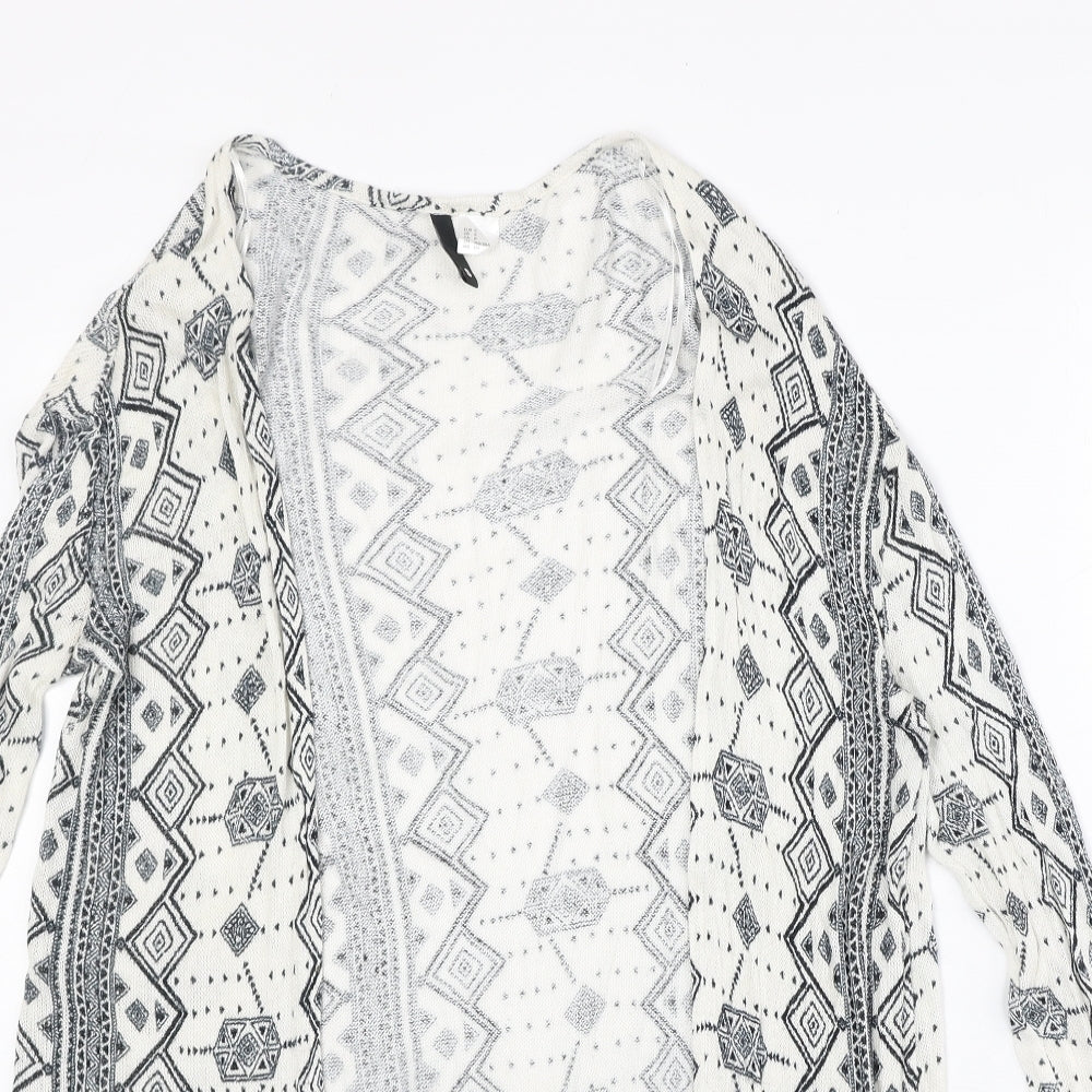 Womens UK Size S H&M Ivory Cardigan Jumper