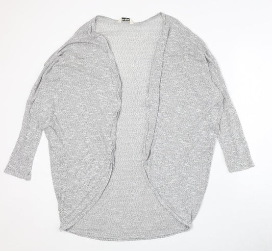 Womens UK Size 10 Miss Selfridge Grey Cardigan Jumper