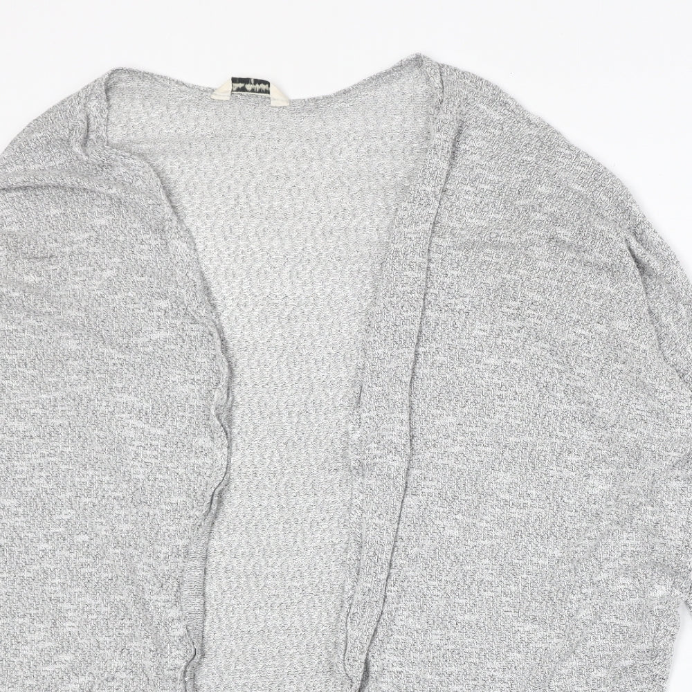 Womens UK Size 10 Miss Selfridge Grey Cardigan Jumper