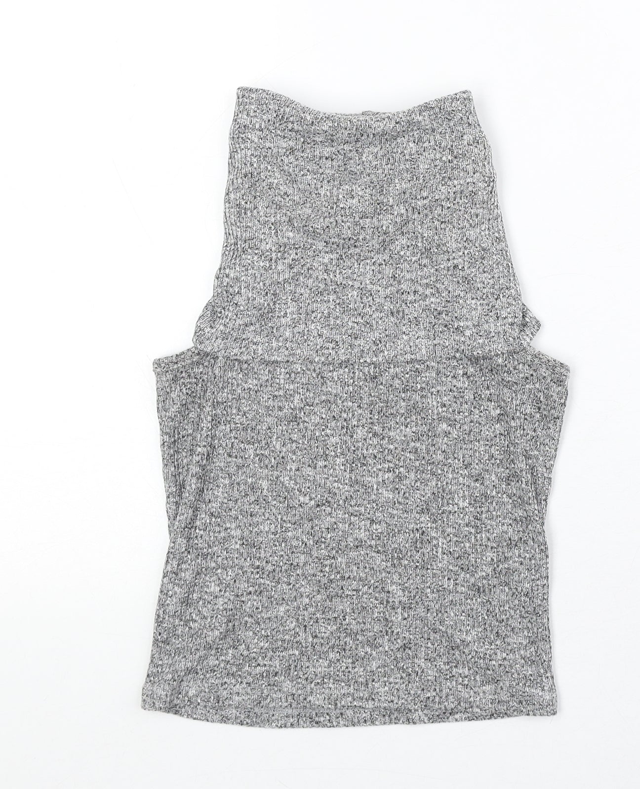 Womens UK Size 10 River Island Green Basic Tank