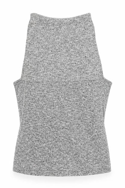 Womens UK Size 10 River Island Green Basic Tank