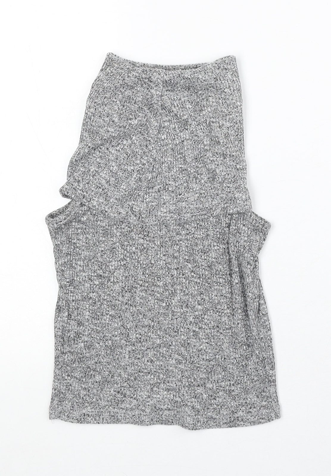 Womens UK Size 10 River Island Green Basic Tank
