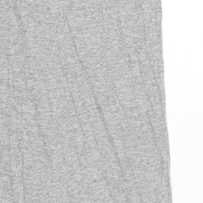 Brave Soul Womens Green Cotton Tank Dress Size M Round Neck Pullover