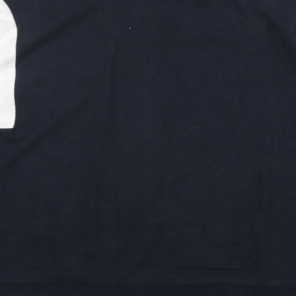 H&M Womens Multicoloured Colourblock 100% Cotton Pullover Sweatshirt Size M Pullover