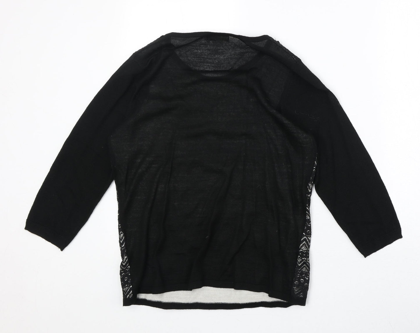 Womens UK Size 12 Monsoon Black Pullover Jumper