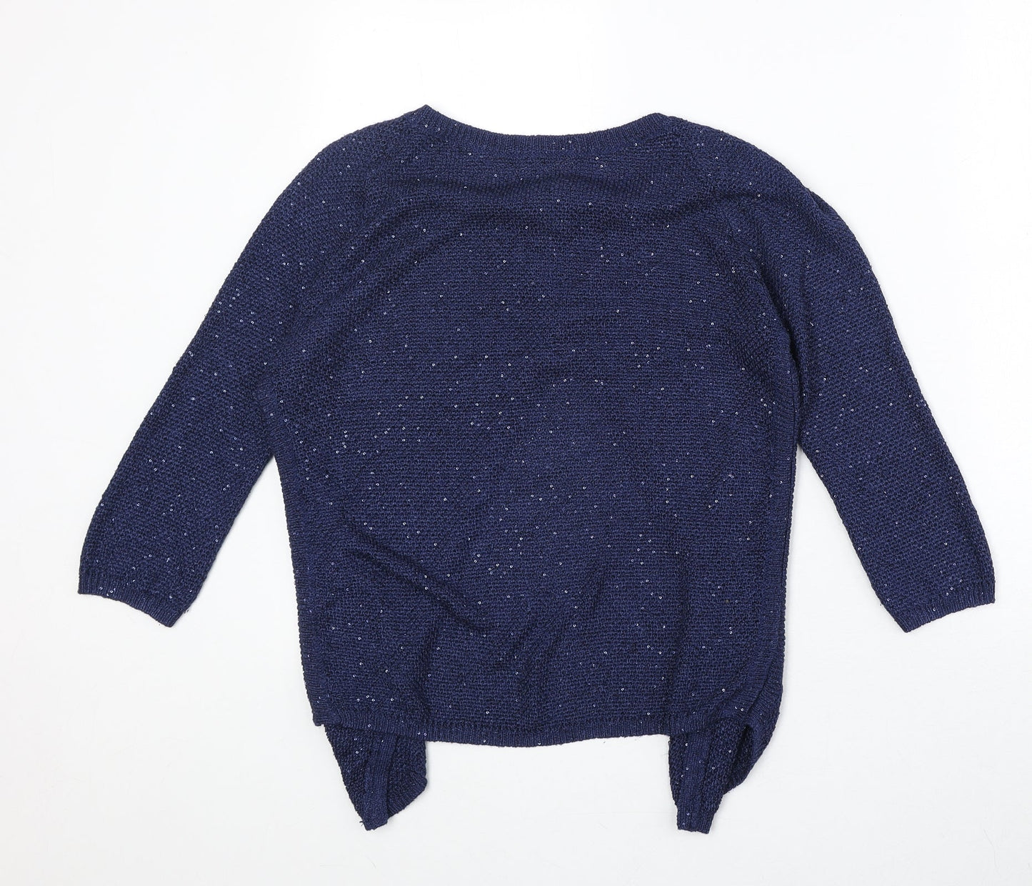 Womens UK Size S Monsoon Blue Pullover Jumper