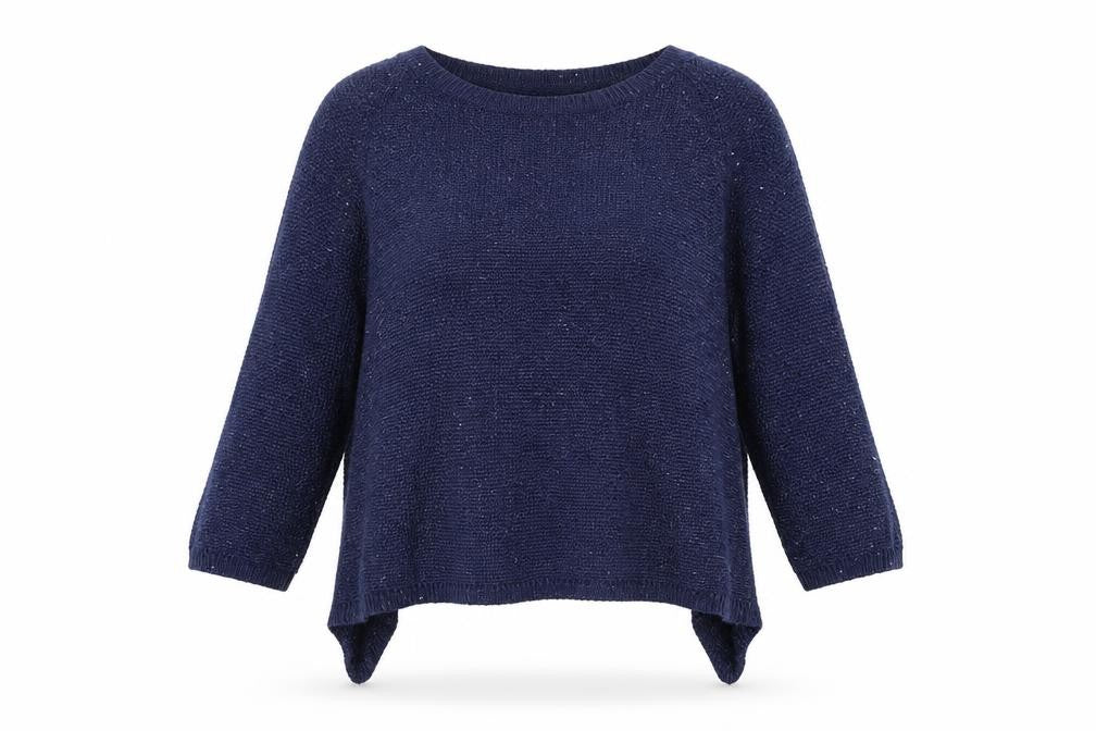 Womens UK Size S Monsoon Blue Pullover Jumper