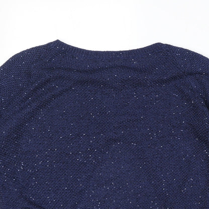 Womens UK Size S Monsoon Blue Pullover Jumper