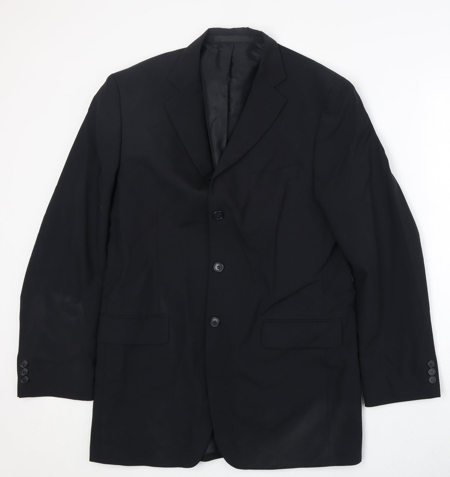 Mens UK Size 40 Marks and Spencer Regular Black Suit Jacket
