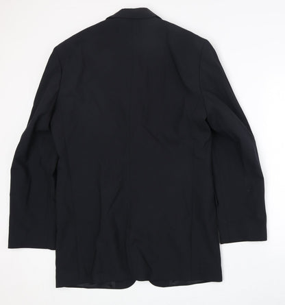 Mens UK Size 40 Marks and Spencer Regular Black Suit Jacket