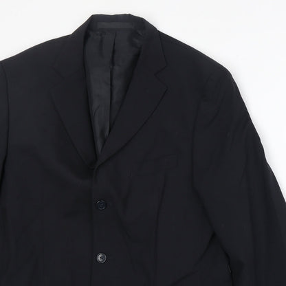 Mens UK Size 40 Marks and Spencer Regular Black Suit Jacket