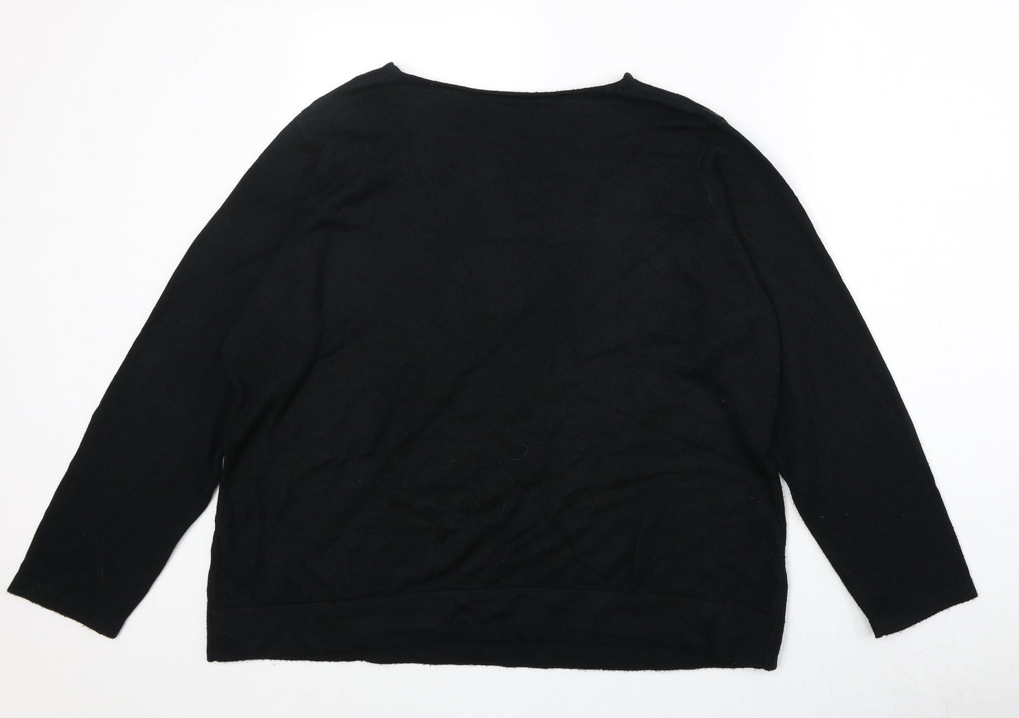 Womens UK Size XL Bonmarché Black Pullover Jumper